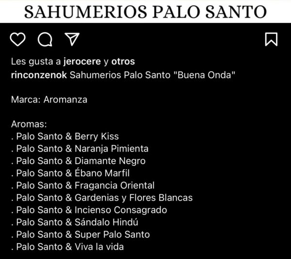 Sahumerios Palo Santo Combinados - Imagen 4