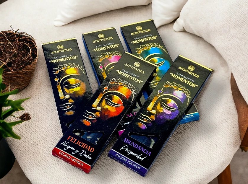 Sahumerios Aromanza línea Momentos