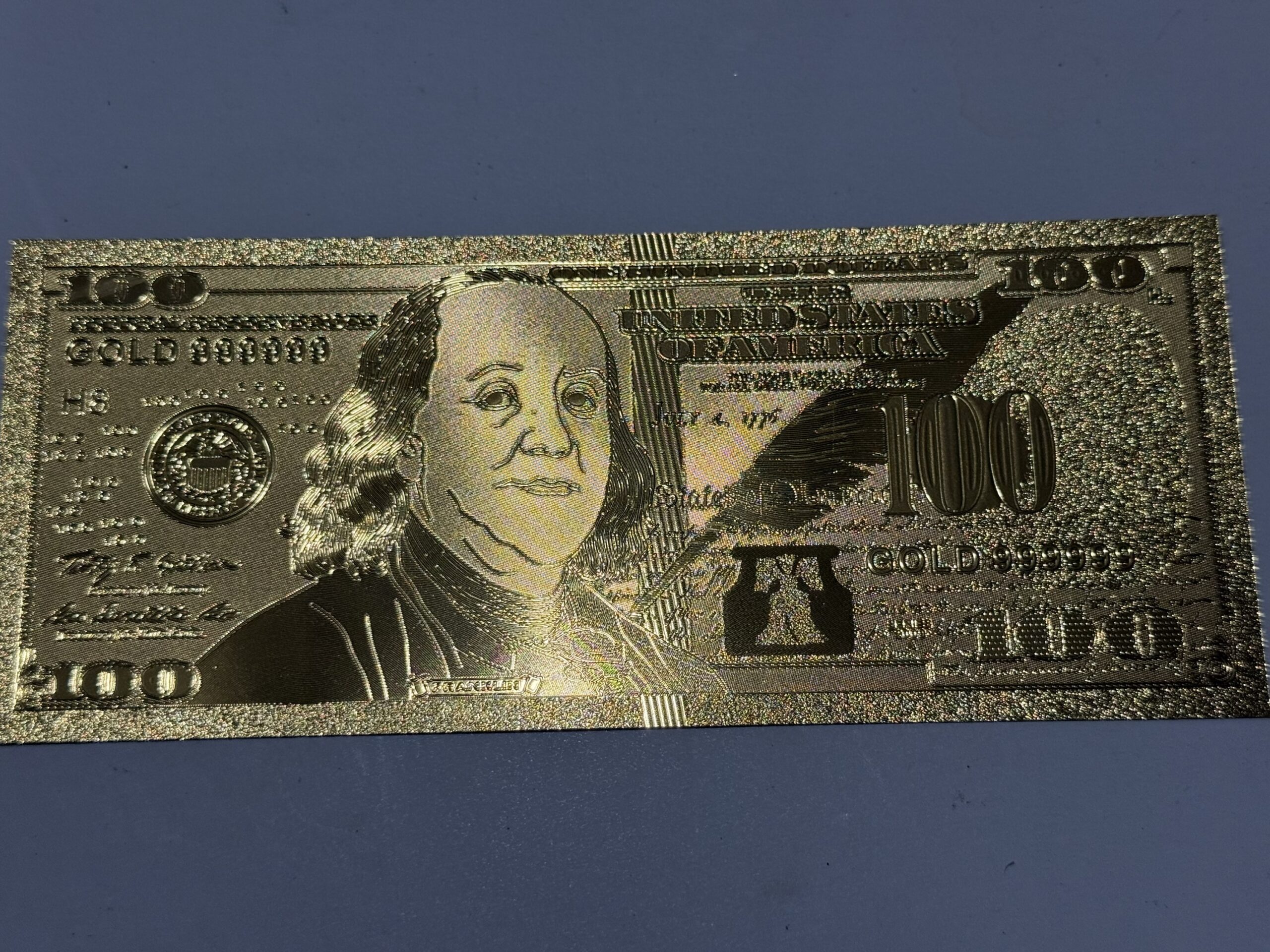 Billete Dorado – $100 Gold Edition 💵✨