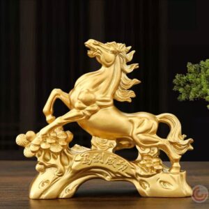 Caballo dorado de abundancia 2026