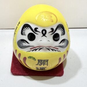 Daruma (pintar iris blanca) - Amarillo