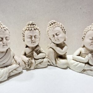 Mini budas con diferentes mudras
