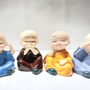 Set de 4 Pequeños Monjes Sabios