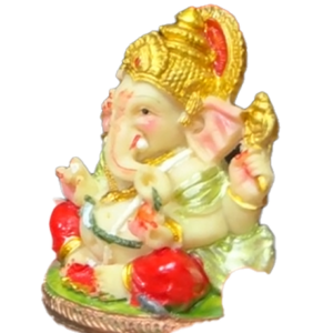 Dios hindú Ganesh o Ganesha sabiduría pergamino (12 cm)
