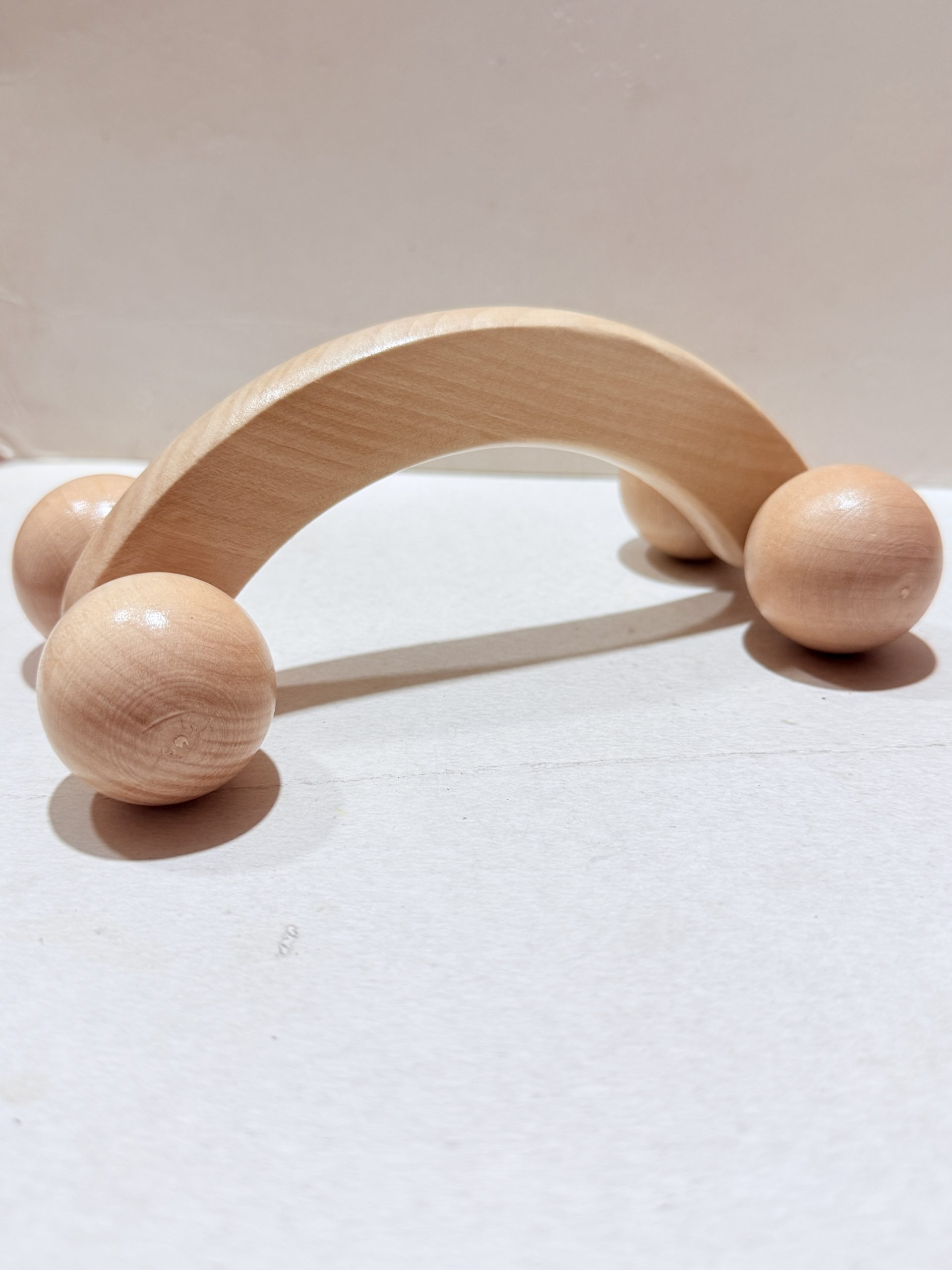 Masajeador Corporal de Madera con Mango y Esferas | Anticelulítico y Relajante - Imagen 2